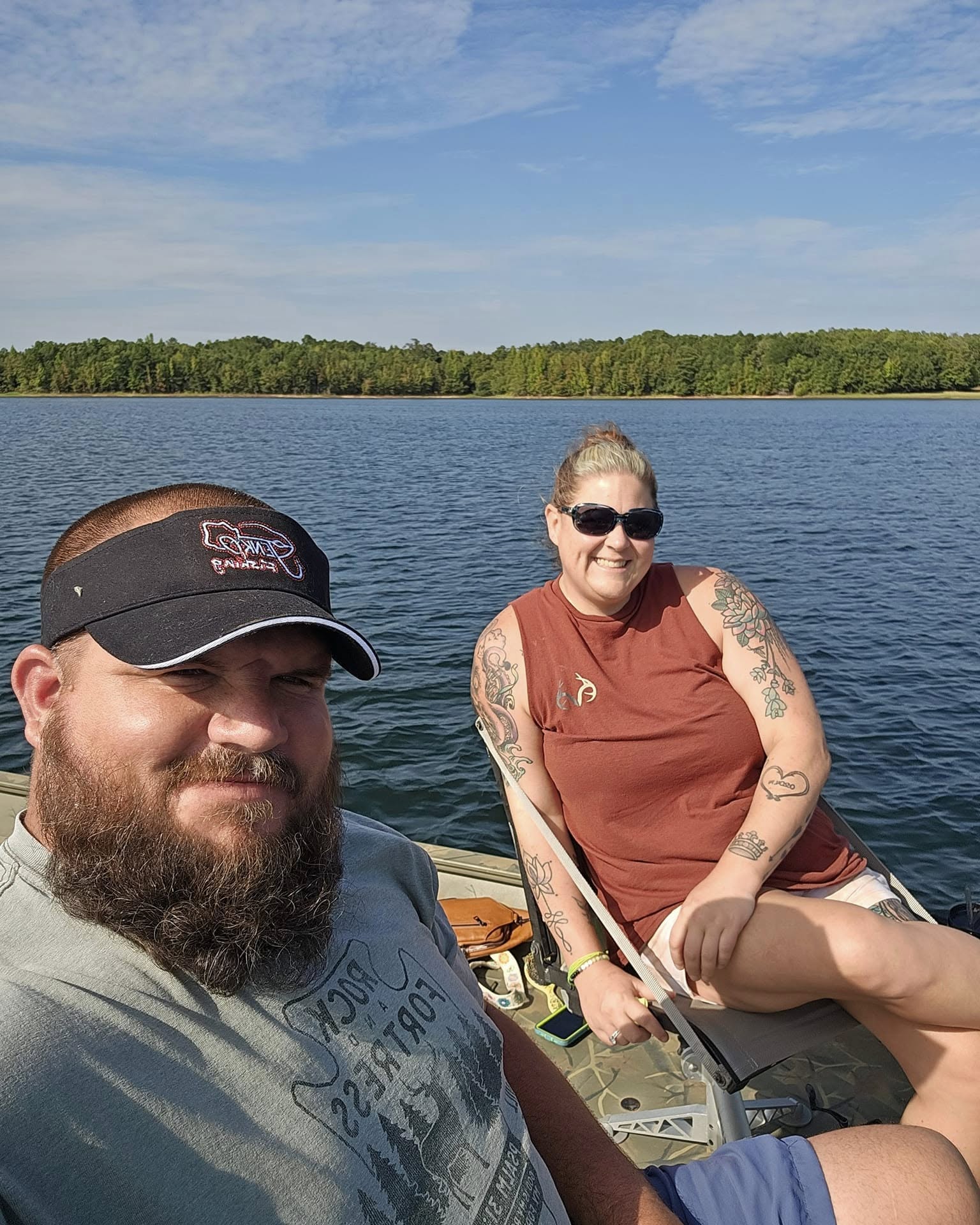 Man and woman on boat