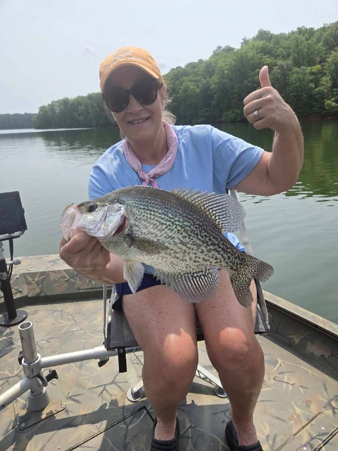 Group of friends fishing